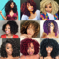 Ombre Jumpy Wand Curl Crochet Hair T 27 30 350 613 Purple Grey 14 Colors 20 Roots Jamaican Twist Synthetic Braid Hair For Women Sweet T 52