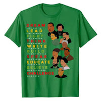 Dream Like Martin/Lead Like Harriet Black Pride T-Shirts, Short Sleeves in Many Colors-Shirts & tops-SWEET T 52