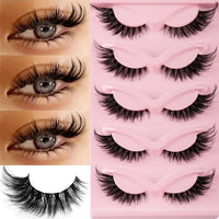 Cat Eye False Lashes, 3 Boxes (15 Pairs)