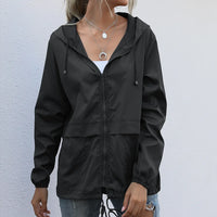 Women's Waterproof Hooded Rain Jacket