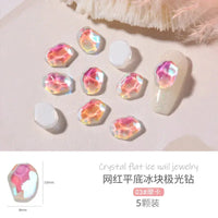 1 Bag Random Luxury Nail Art Dangle Jewelry, Mixed Style Nail Charms, Rhinestones 3D, 50 Pieces - SWEET T 52