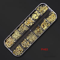 New Multi-size DIY 3-D Nail Art - Rhinestones, Flatback Crystal, Diamond Gems, 3-D Glitter Nail Art, Luxurious Decorations