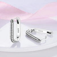 925 Sterling Silver Sparkling Heart/Star/Moon Feather Fashion. Colorful Earrings, Hoop Jewelry for Women & Girls-earrings-SWEET T 52