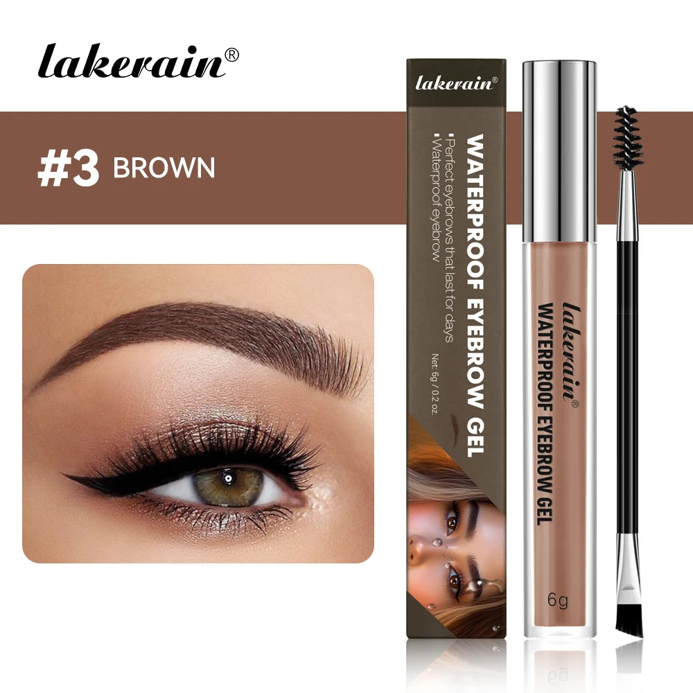 Waterproof Eyebrow Gel — Long-Lasting, Highly Pigmented, Ships from USA