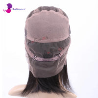 Highlight Brown Silk Base Wig Human Hair Glueless Human Hair Wigs With Brown Roots 200 Density Lace Front Wigs Short Bob Wigs Sweet T 52