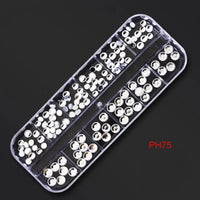 New Multi-size DIY 3-D Nail Art - Rhinestones, Flatback Crystal, Diamond Gems, 3-D Glitter Nail Art, Luxurious Decorations