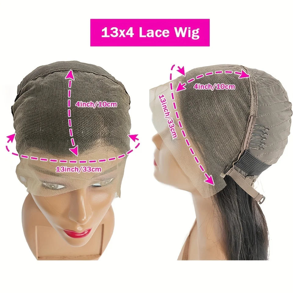 4/27 Highlight Ombre Bob Wig - 13x4 Lace Front Human Hair, Pre-Plucked
