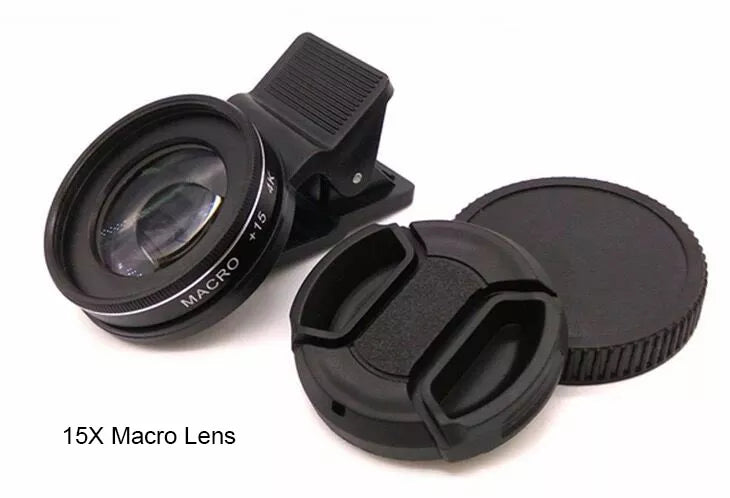 37MM 15X Macro Lens 4K HD Professional Photography Phone Camera Lens - 30X Macro Lens for Smartphone