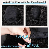 1B/30 Highlight Water Wave Half Wig Human Hair Seamless Flip Over Wig Draw-strings Invisi Ombre Brazilian Remy 3/4 Half Wigs Sweet T 52