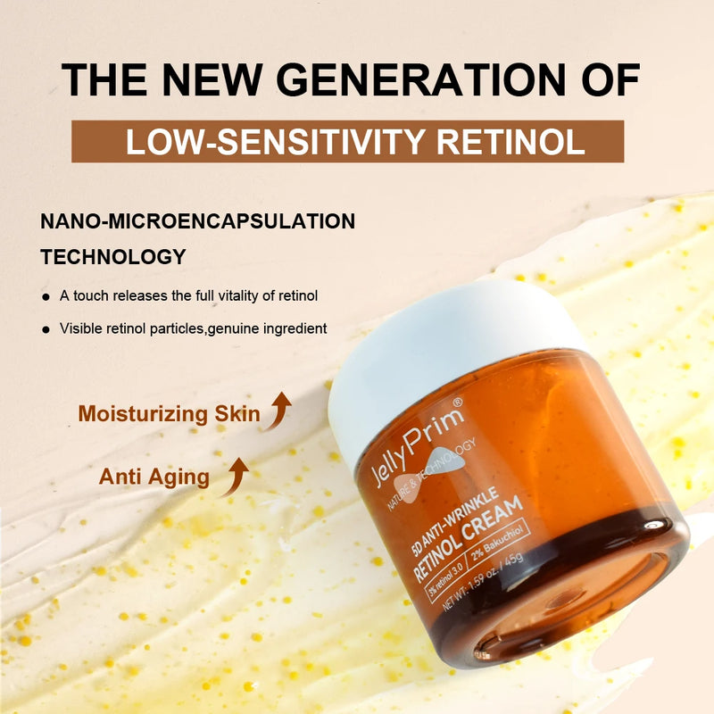 Anti-Aging Retinol Wrinkle Face Cream with Vitamin E and Hyaluronic Acid for Moisturizing & Lifting-beauty-SWEET T 52