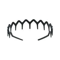 Wave Toothed Non-Slip Headbands, 2 Pack