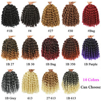 Ombre Jumpy Wand Curl Crochet Hair T 27 30 350 613 Purple Grey 14 Colors 20 Roots Jamaican Twist Synthetic Braid Hair For Women Sweet T 52