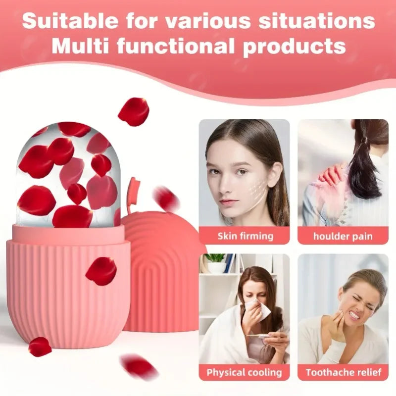 Reusable Silicone Ice Roller for Face