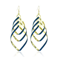 Floating Earrings - Valentine's Day/Love Pendant Earrings. Elegant Long Women's Floating Hook Earrings, Elongated Metal Pendant