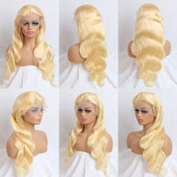 360 Lace Frontal Wig 613 Blonde 13x4 13x6 Body Wave Lace Front Wig Preplucked Brazilian Lace Front Human Hair Wigs 30 32 38 Inch Sweet T 52