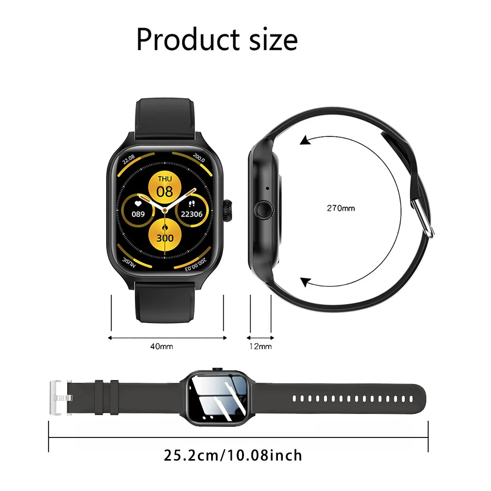 New Luxury Smartwatches Men Full Screen Bluetooth Call Valentine Gift Alarm Clock Custom Photo Health Tracking Watch Women 2025 Sweet T 52