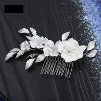 Silver/Gold/Pearl/Rhinestone Hair Accessories, Crystal Bridal Headdress/Hair Combs for Women & Girls-hair accessories-SWEET T 52