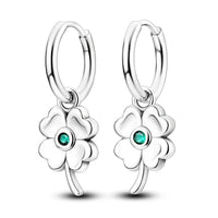 925 Sterling Silver Sparkling Heart/Star/Moon Feather Fashion. Colorful Earrings, Hoop Jewelry for Women & Girls-earrings-SWEET T 52