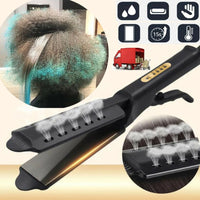 Hair Straightener for Women - Four-gear Temperature Adjustment Ceramic Tourmaline Ionic Flat Iron, Widen Panel