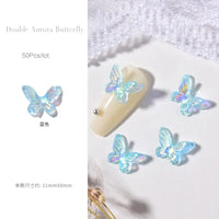 1 Bag Random Luxury Nail Art Dangle Jewelry, Mixed Style Nail Charms, Rhinestones 3D, 50 Pieces - SWEET T 52