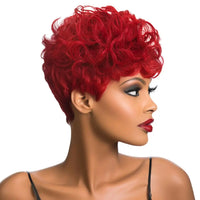 Short Curly Layered Synthetic Wig for Women - Natural Wave Shape