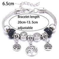 New Charm Bracelet & Bangles Jewelry for Women - White Butterfly Crown Beads "Lobster Clasp" Charm Bracelets