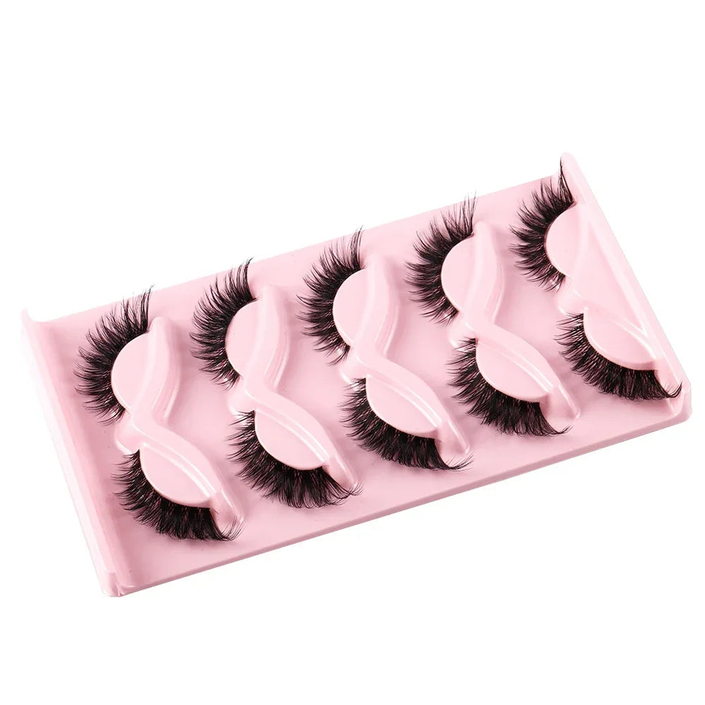 Cat Eye False Lashes, 3 Boxes (15 Pairs)