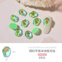 1 Bag Random Luxury Nail Art Dangle Jewelry, Mixed Style Nail Charms, Rhinestones 3D, 50 Pieces - SWEET T 52