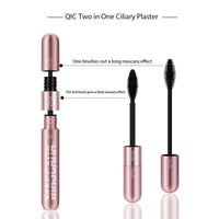 QIC new rose gold double-effect mascara, dense and slender two-in-one waterproof and non-smudging curled mascara. Sweet T 52
