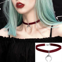 Velvet Fashion Choker Necklace for Women & Girls - Vintage Lace Necklace with Pendants-necklace-SWEET T 52
