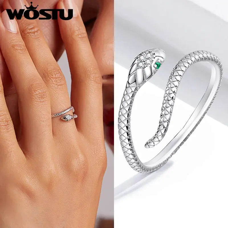 925 Sterling Silver Open Adjustable Rings for Women & Girls. Wedding, Engagement, Anniversary or Gift Rings-ring-SWEET T 52