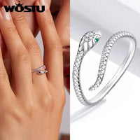 925 Sterling Silver Open Adjustable Rings for Women & Girls. Wedding, Engagement, Anniversary or Gift Rings-ring-SWEET T 52
