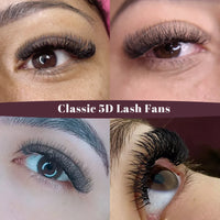 5D W-Shaped Volume Lash Extension Tray, 12 Lines