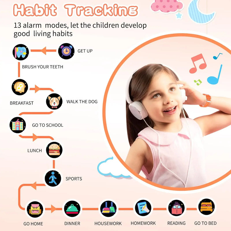 Kids Games Smart Watch for Age 5-12, Kids Gifts with 26 Games, Fun Photo Taking, Music Player