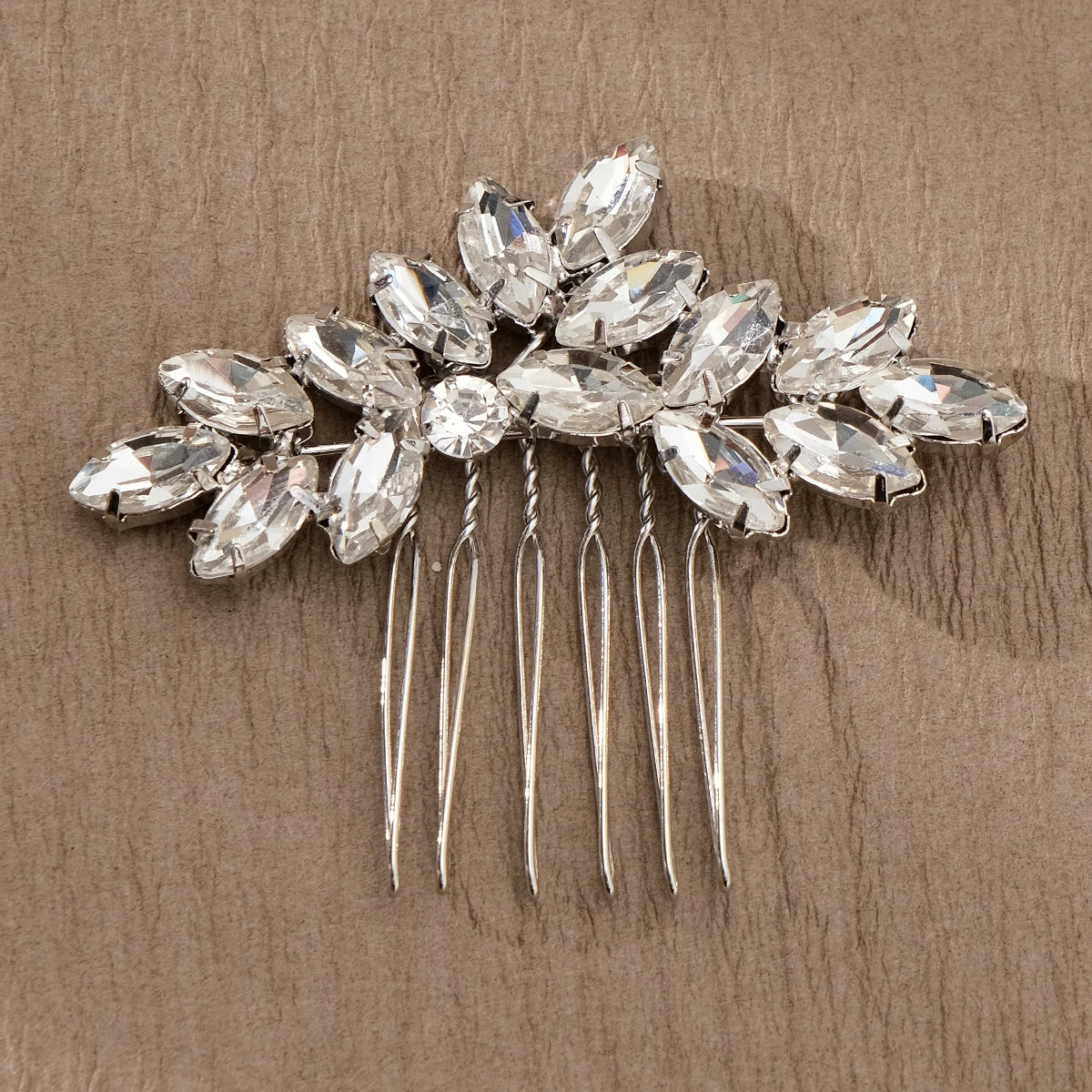 Bridal Hair Comb Fashion, Crystal Zirconia Wedding/Bride Side Clip Hair Comb. Luxury Hair Jewelry for Women