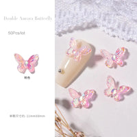 1 Bag Random Luxury Nail Art Dangle Jewelry, Mixed Style Nail Charms, Rhinestones 3D, 50 Pieces - SWEET T 52