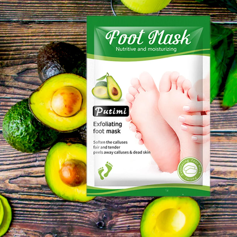 Exfoliating Foot Mask, Foot SPA Pedicure, Smooth, Dead Skin Remover, Moisturizing & Lightening Foot Mask, Unisex