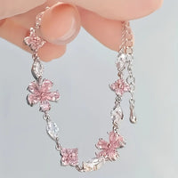 Cherry Blossom Chain Bracelet
