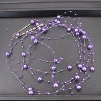 Elegant Bridal Hair Vine Beads, Handmade Women's Headbands for Banquets/Parties, Hair Ornaments