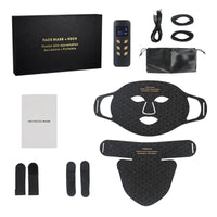 LED Photon Beauty Infrared Mask Instrument, USB Electronic Mask for Rejuvenation, Lighten Fine Lines, Brighten Skin Tone & Repair Skin