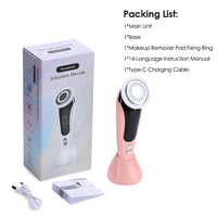 7 in 1 EMS Facial Massager - LED Light therapy, Sonic Ion Vibration Skin Tightening, Face Lifting, Anti Wrinkle Beauty Device