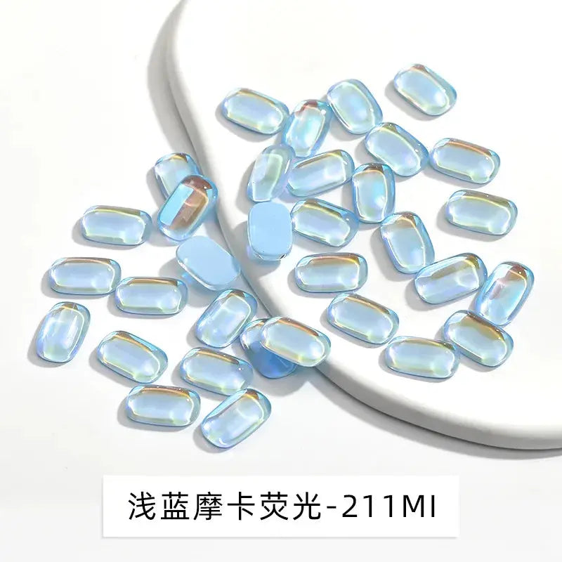 1 Bag Random Luxury Nail Art Dangle Jewelry, Mixed Style Nail Charms, Rhinestones 3D, 50 Pieces - SWEET T 52