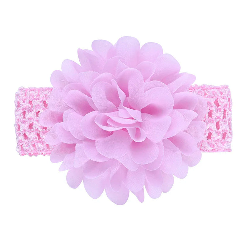 Head Band for Infants/Toddlers - Girls' Headbands, Chiffon Flower, Soft Stretchy Hair Band Accessories Sweet T 52