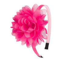 1PC Chiffon Flower Headbands for Kids/Girls. Plastic Teeth Hairbands, Floral Headbands for Children, Girls Fashion Hair Aceessories