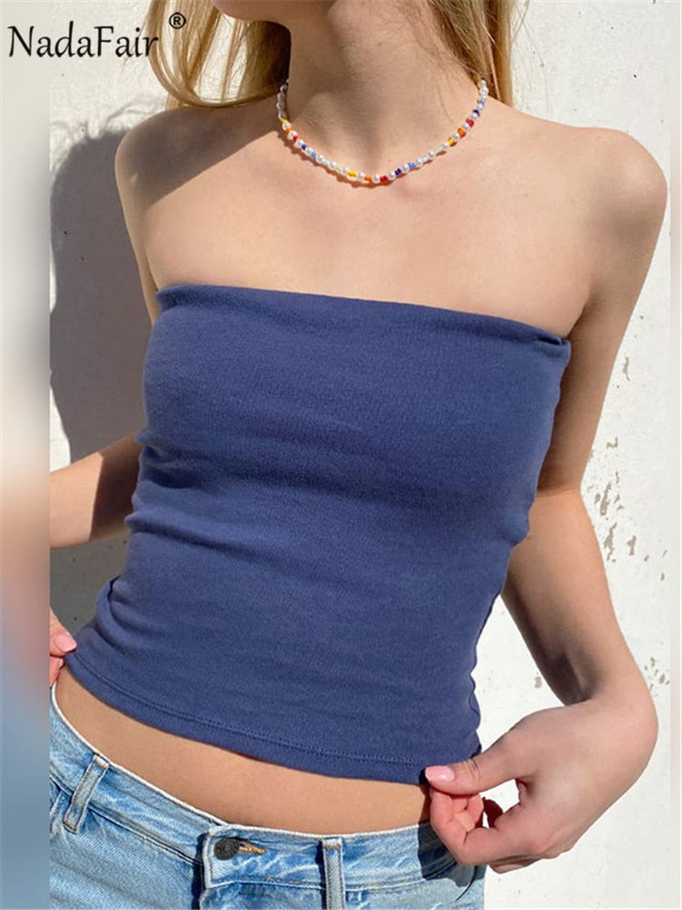 Women's Open Shoulder Tank Top, Crop Top, Casual Female Summer Outfit