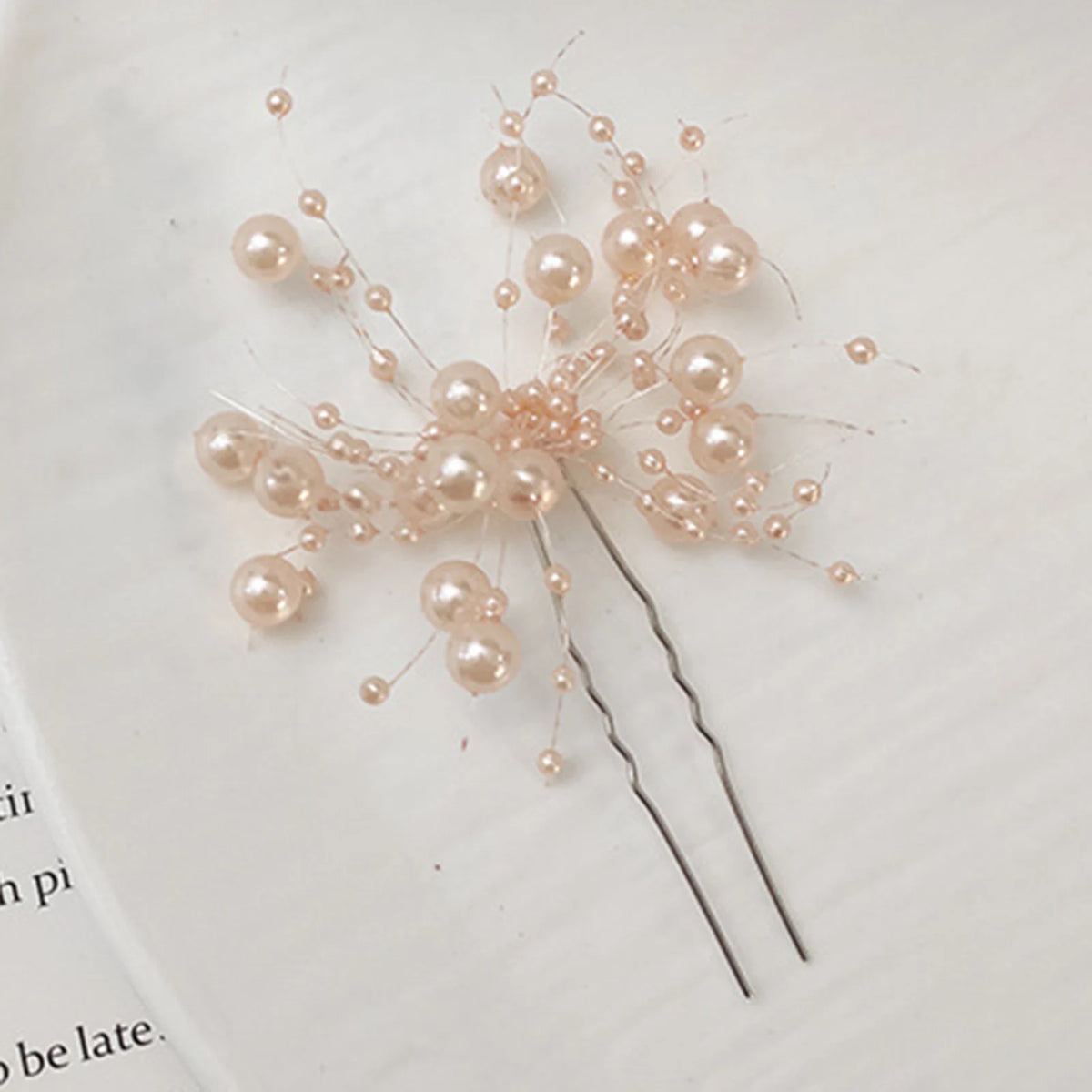 Fashion Crystal Wedding Hairpin Hair Accessories, U-shaped Hairpins, Bridal Hair Jewelry, Rhinestone Women's Hair Clips & Headpieces