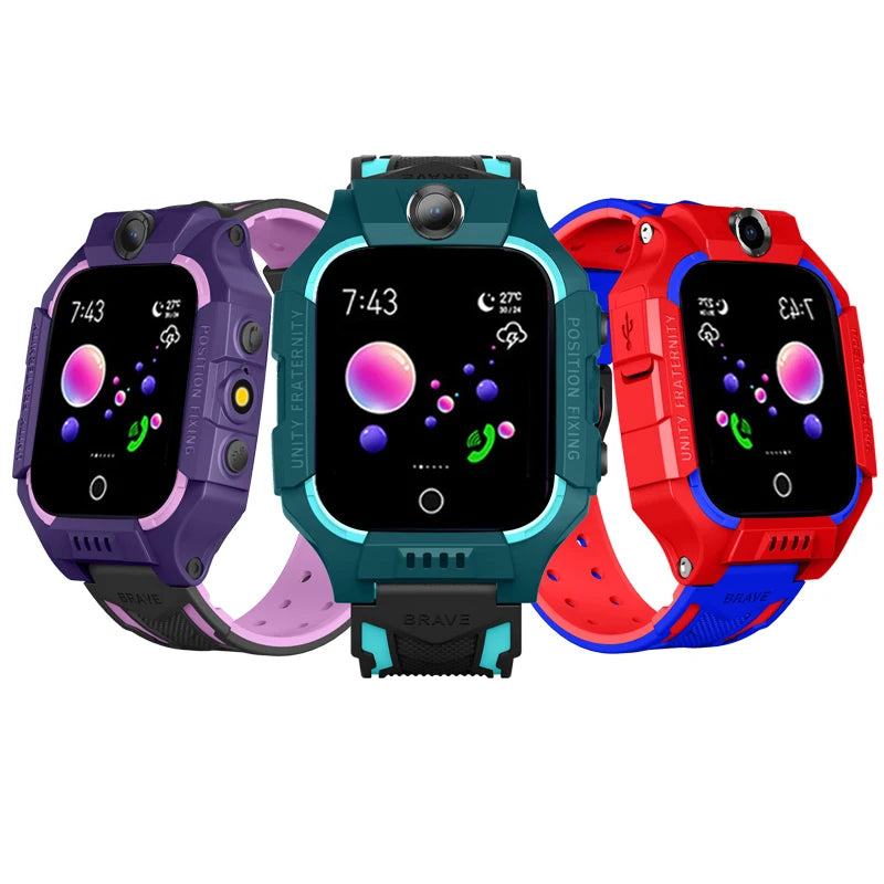 Children's Smart Watch - LBS location tracking, camera, phone, chat, games, Sos, Touch Screen, Unisex