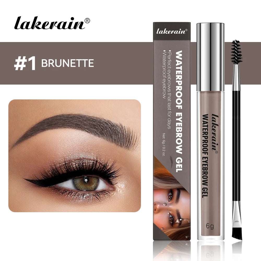 Waterproof Eyebrow Gel — Long-Lasting, Highly Pigmented, Ships from USA
