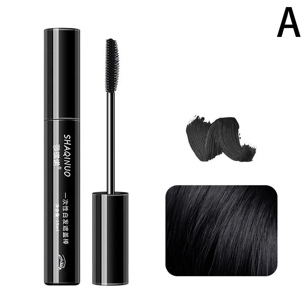 Instant Gray Root Coverage for Women and Men in Black and Brown - Easy Washout-Hair color-SWEET T 52