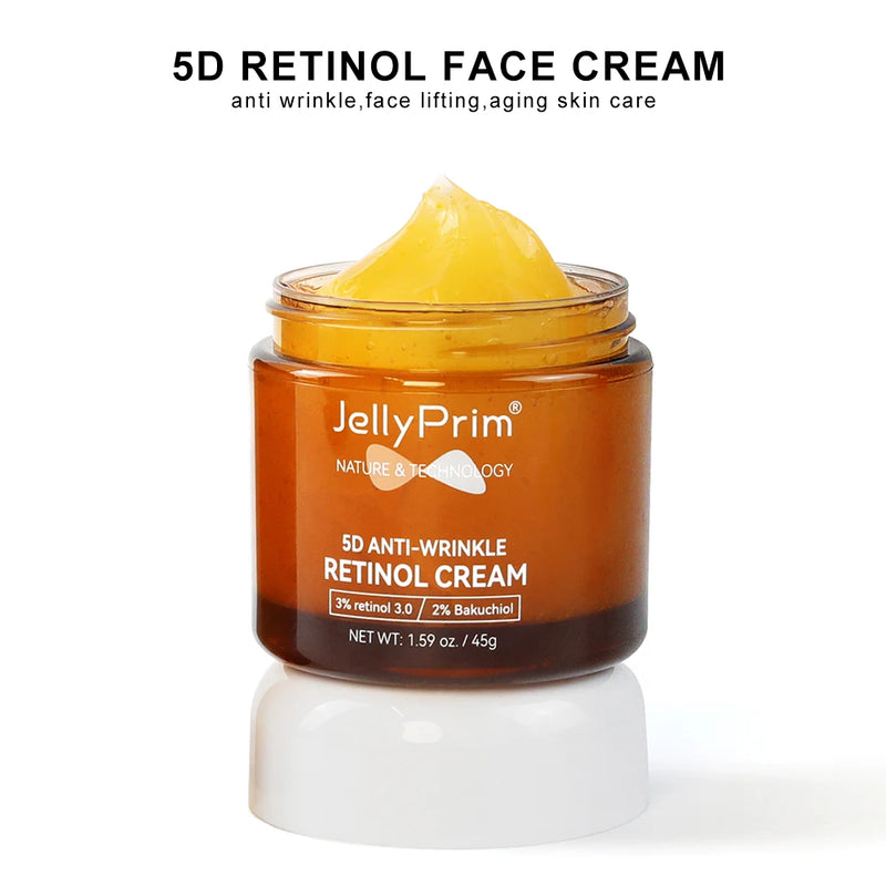 Anti-Aging Retinol Wrinkle Face Cream with Vitamin E and Hyaluronic Acid for Moisturizing & Lifting-beauty-SWEET T 52